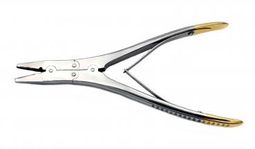 Flat-nose pliers TC / 18,5 cm